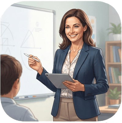 Symbol for the teacher role